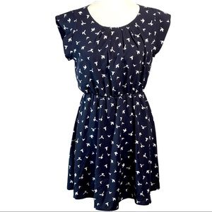 Sweet Rain dress size:S Blue and white with birds